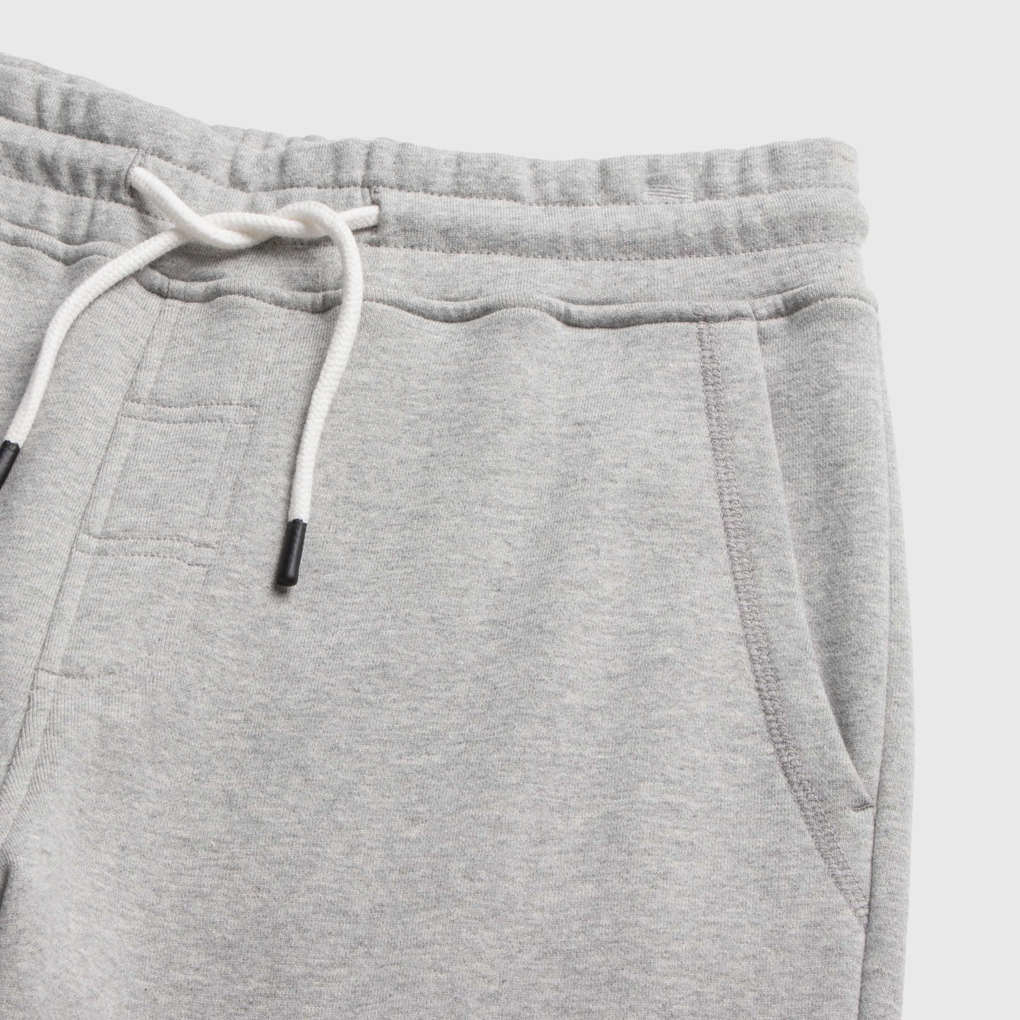 Dune Drawstring Terry Jogger - Heather Grey
