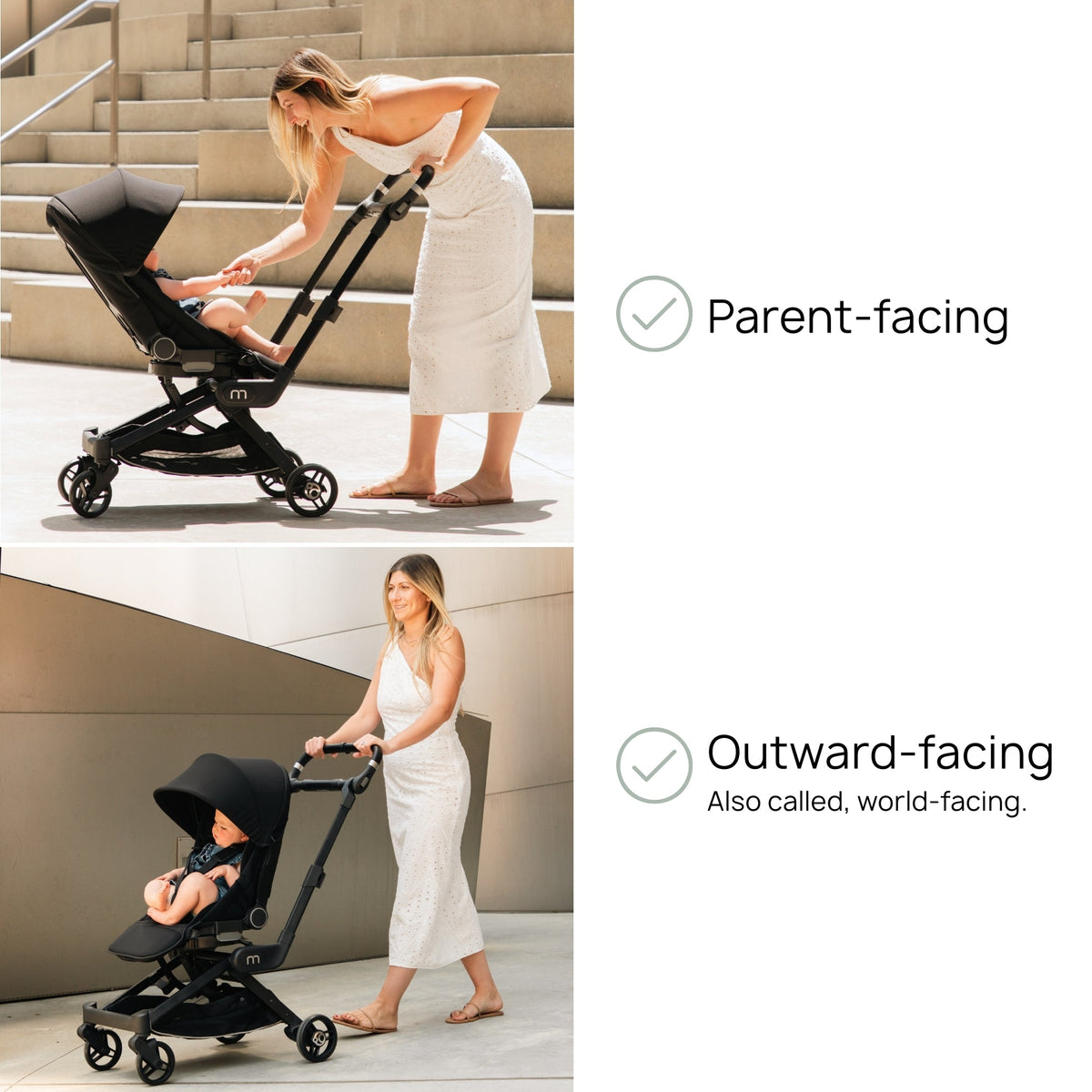 Orbit Baby M+ Compact Stroller with 360 Rotating Seat