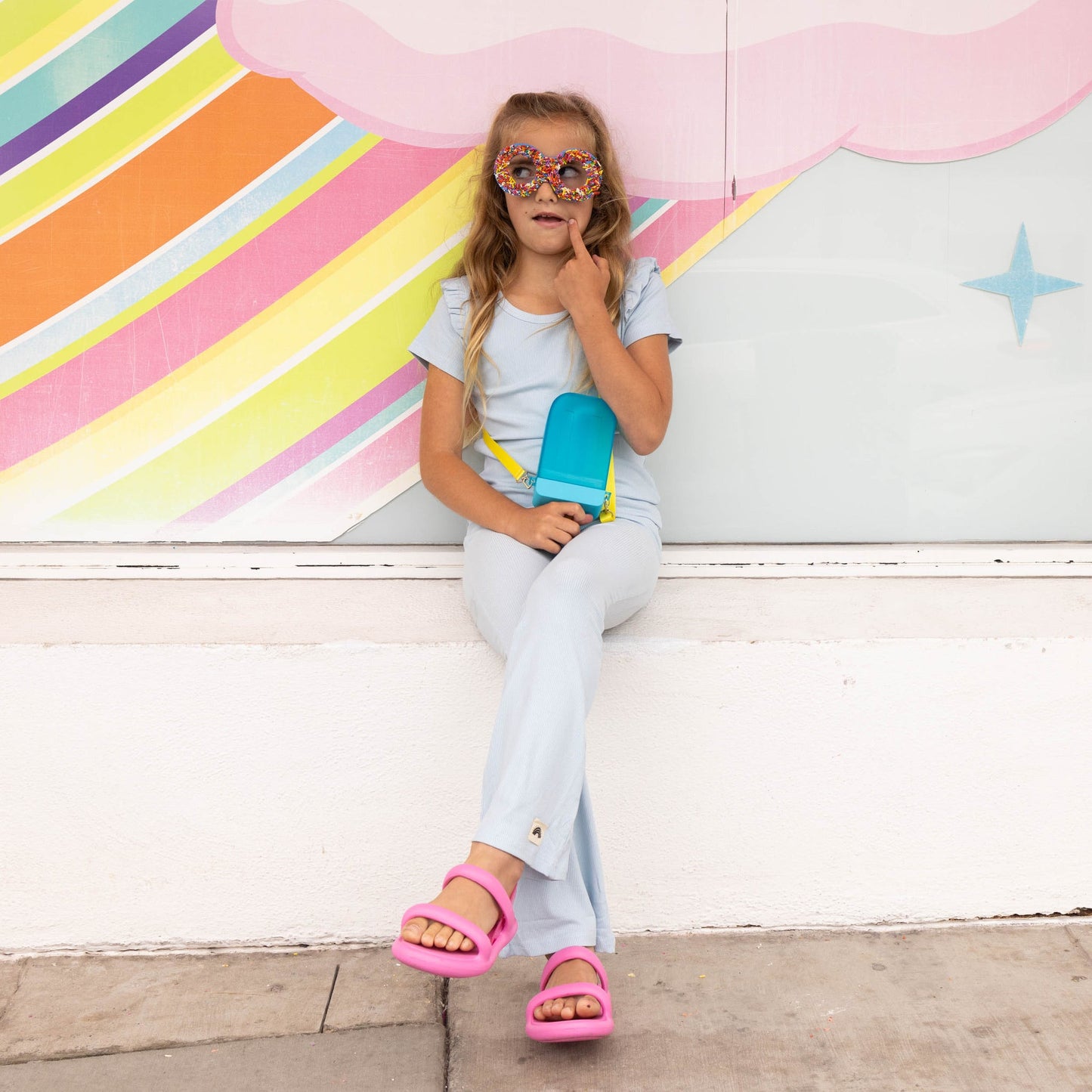 Short Sleeve Tee - Neon Blue