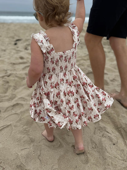 Vintage Minnie Shirred Dress