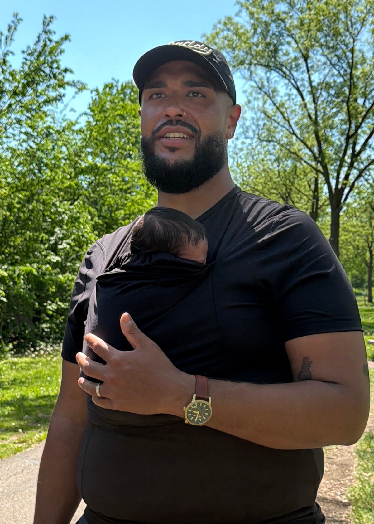 Lalabu Dad Shirt Baby Carrier