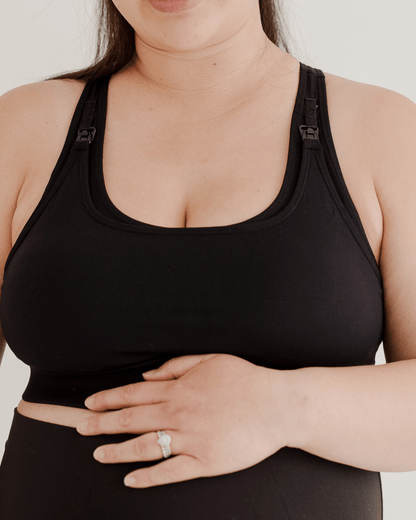 AXK CORE Full Support Nursing Bra - Black