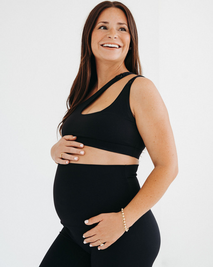 AXK CORE Cross Body Nursing Bra - Black