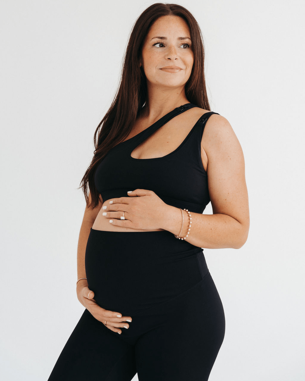 AXK CORE Cross Body Nursing Bra - Black