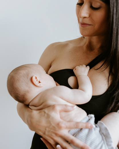 AXK CORE Cross Body Nursing Bra - Black