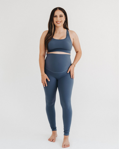 AXK CORE Curve Maternity Legging - Blue
