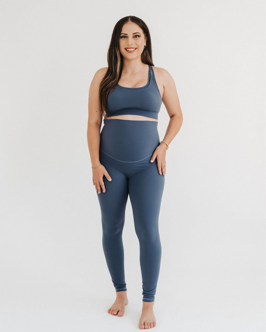 AXK CORE Curve Maternity Legging - Blue