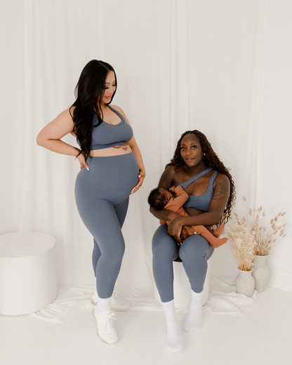 AXK Core Classic Maternity Legging - Blue
