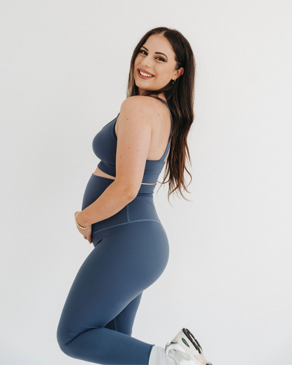 AXK CORE Curve Maternity Legging - Blue