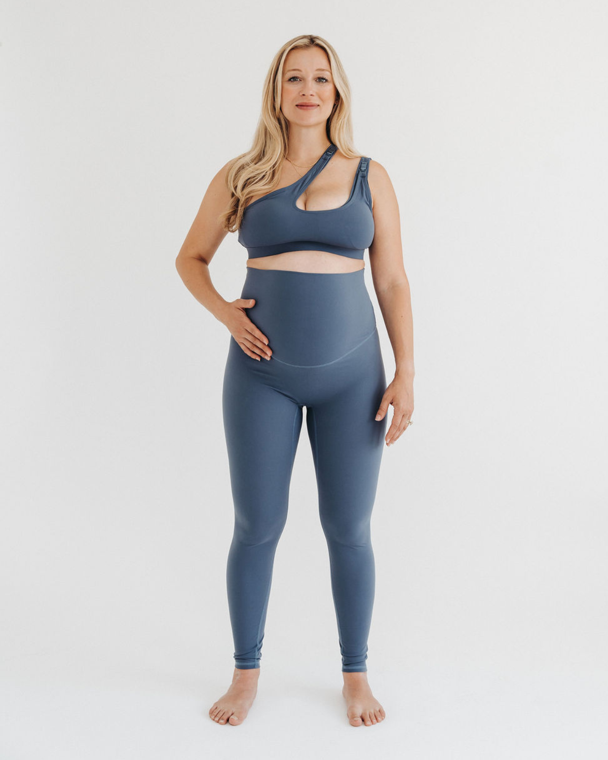 AXK Core Classic Maternity Legging - Blue