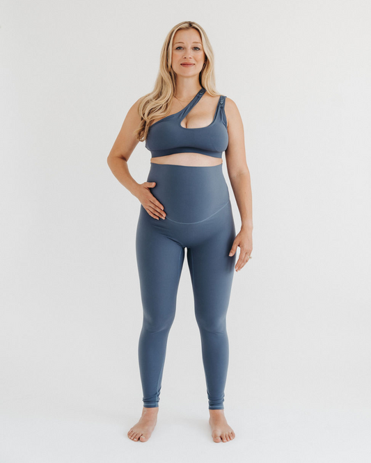 AXK Core Classic Maternity Legging - Blue