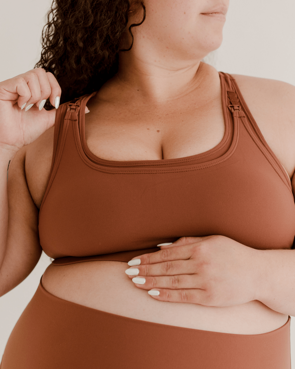 AXK CORE Full Support Nursing Bra - Brown