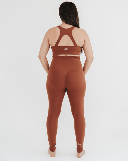 AXK CORE Curve Maternity Legging - Brown