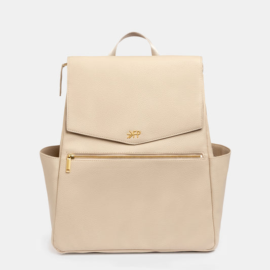 Freshly Picked Birch Classic convertible vegan leather diaper bag backpack with adjustable straps