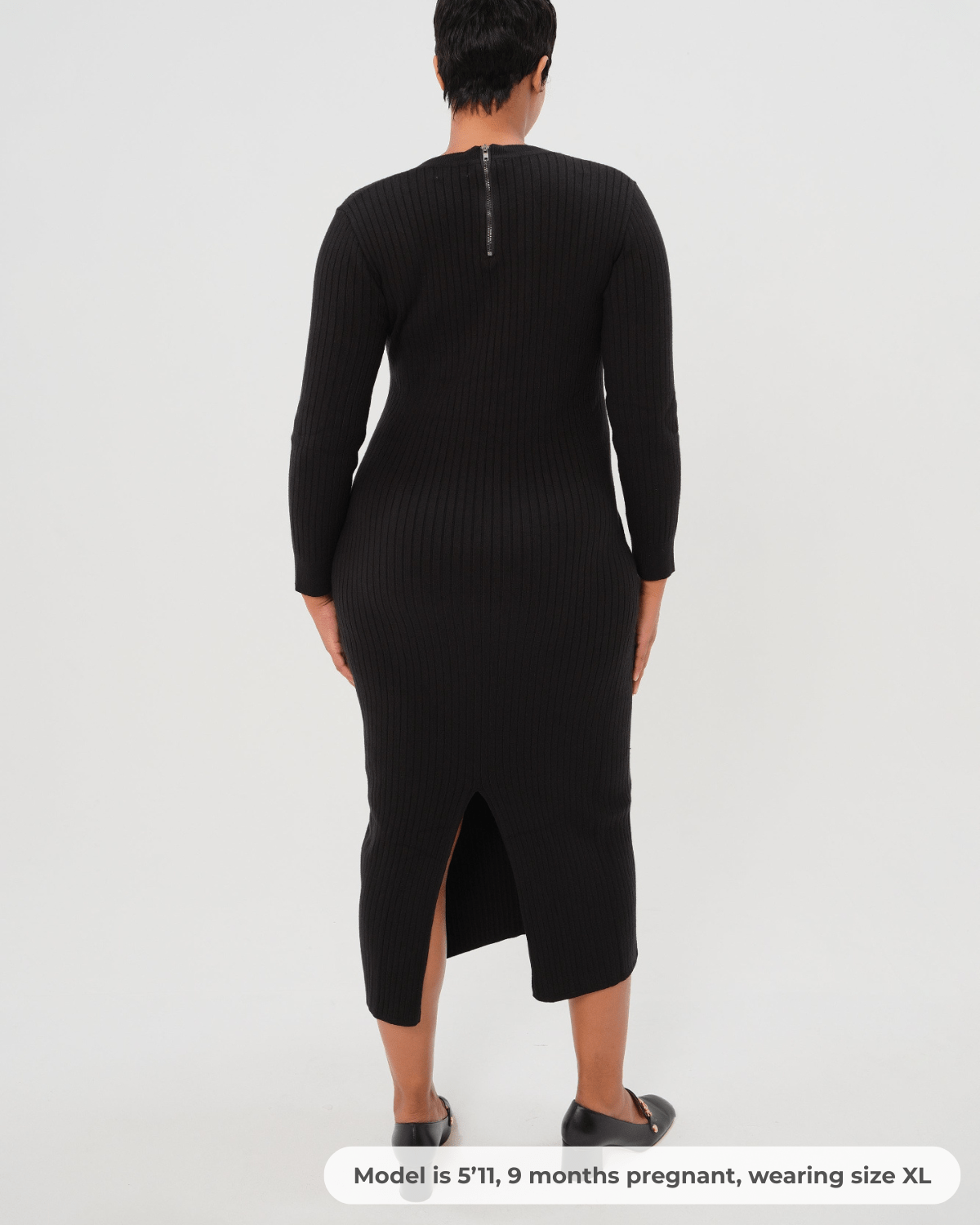 Full Body Maternity & Nursing Sweater Dress