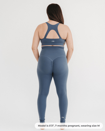 AXK CORE Curve Maternity Legging - Blue