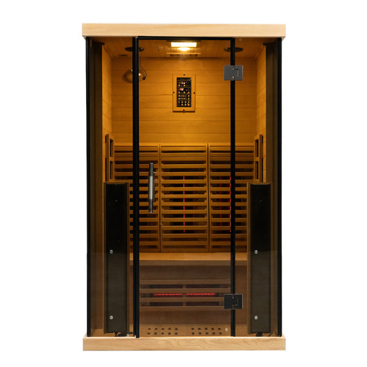 SAUNA EVOLUTION® Doctor Based Premier Full Spectrum Infrared Saunas Upgraded Version 1