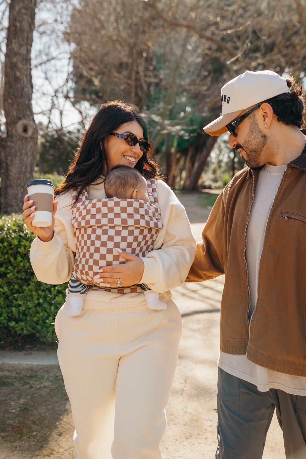 The Monarch Carrier - Mocha Check