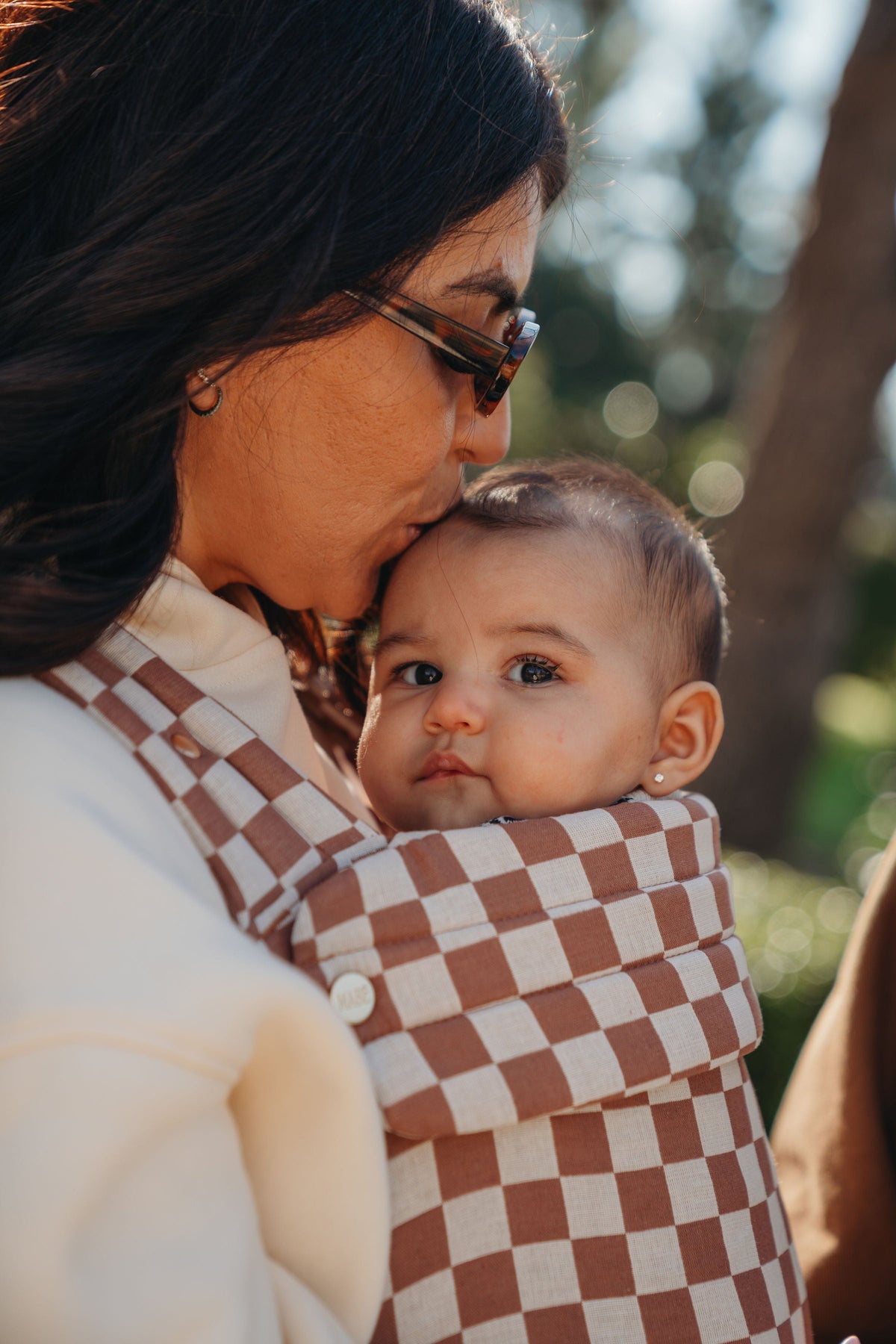 The Monarch Carrier - Mocha Check