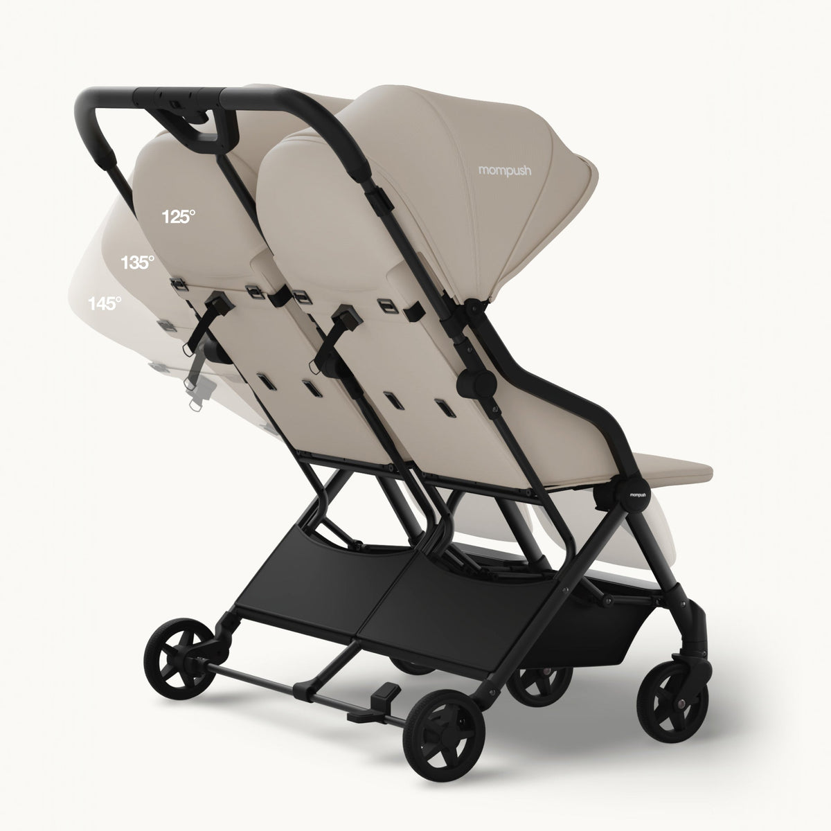 Mompush Lithe Double Lightweight Double Stroller