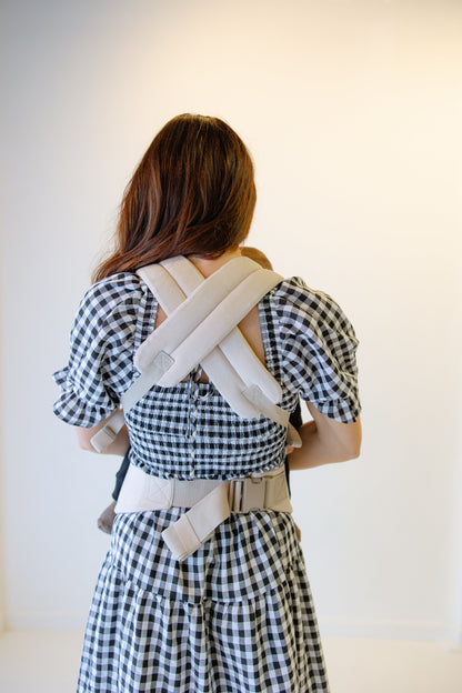 Coco Cream - Cotton Linen Baby Carrier (7-35 lbs)