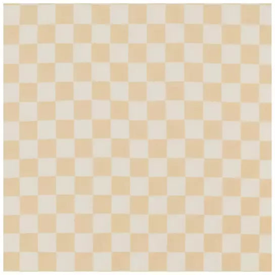Beige & White Checkered Nursing Pillow Cover