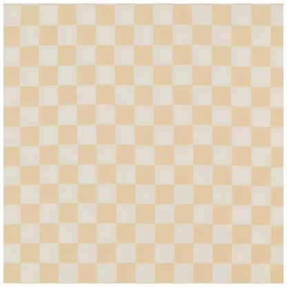 Beige & White Checkered Nursing Pillow Cover