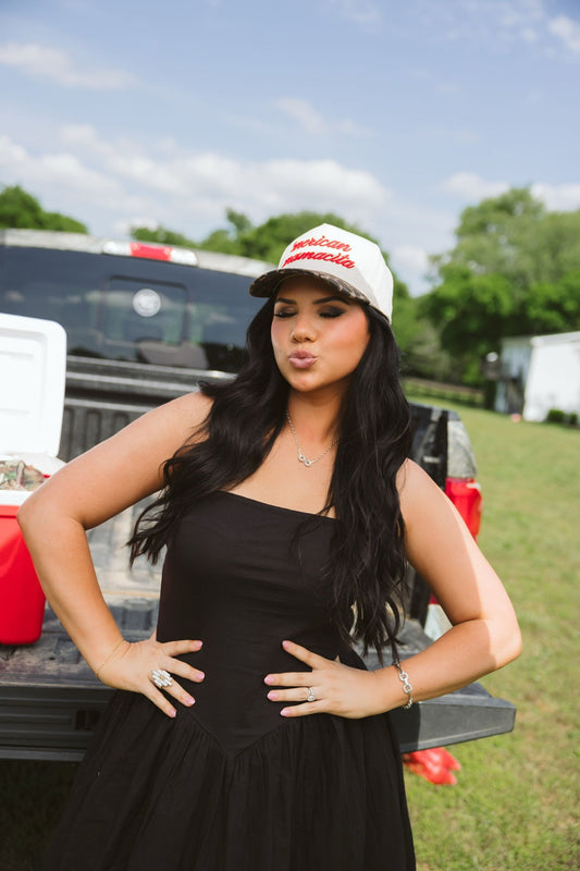 'Merican Mamacita - Leopard Vintage Trucker Hat