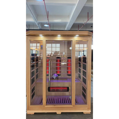 SAUNA EVOLUTION®  Indoor Wooden Dry Cabin Customized Sauna Room Far Infrared 04
