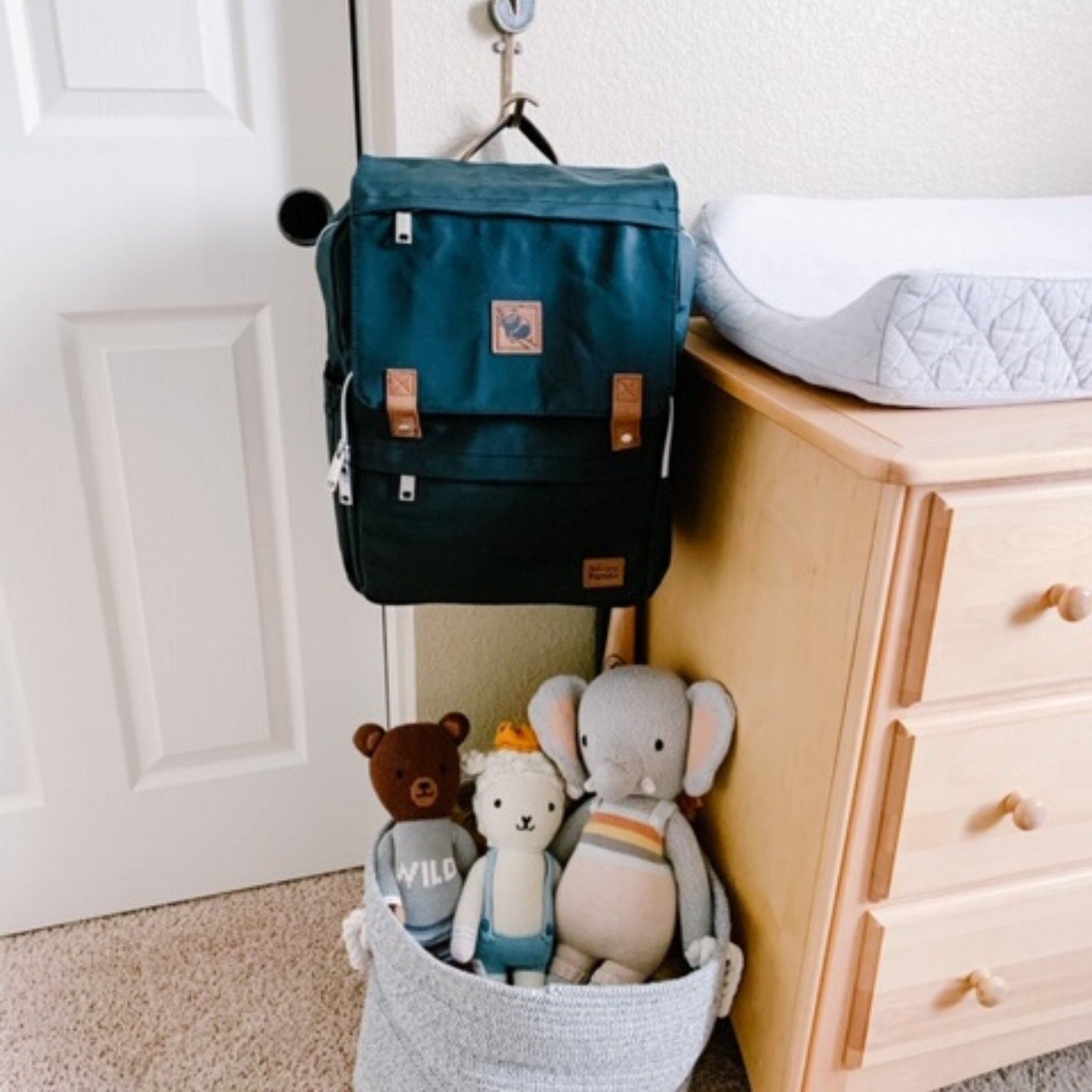 The Kaitlyn - Premium Canvas Diaper Backpack