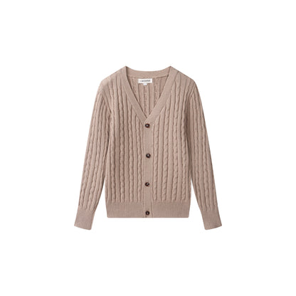 Oatmeal Boys Cardigan