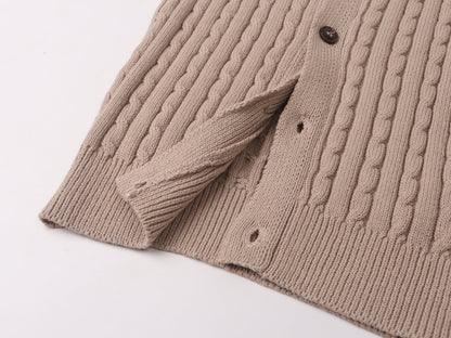 Oatmeal Boys Cardigan