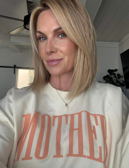 MOTHER - Coral Puff Print - Basic Fleece
