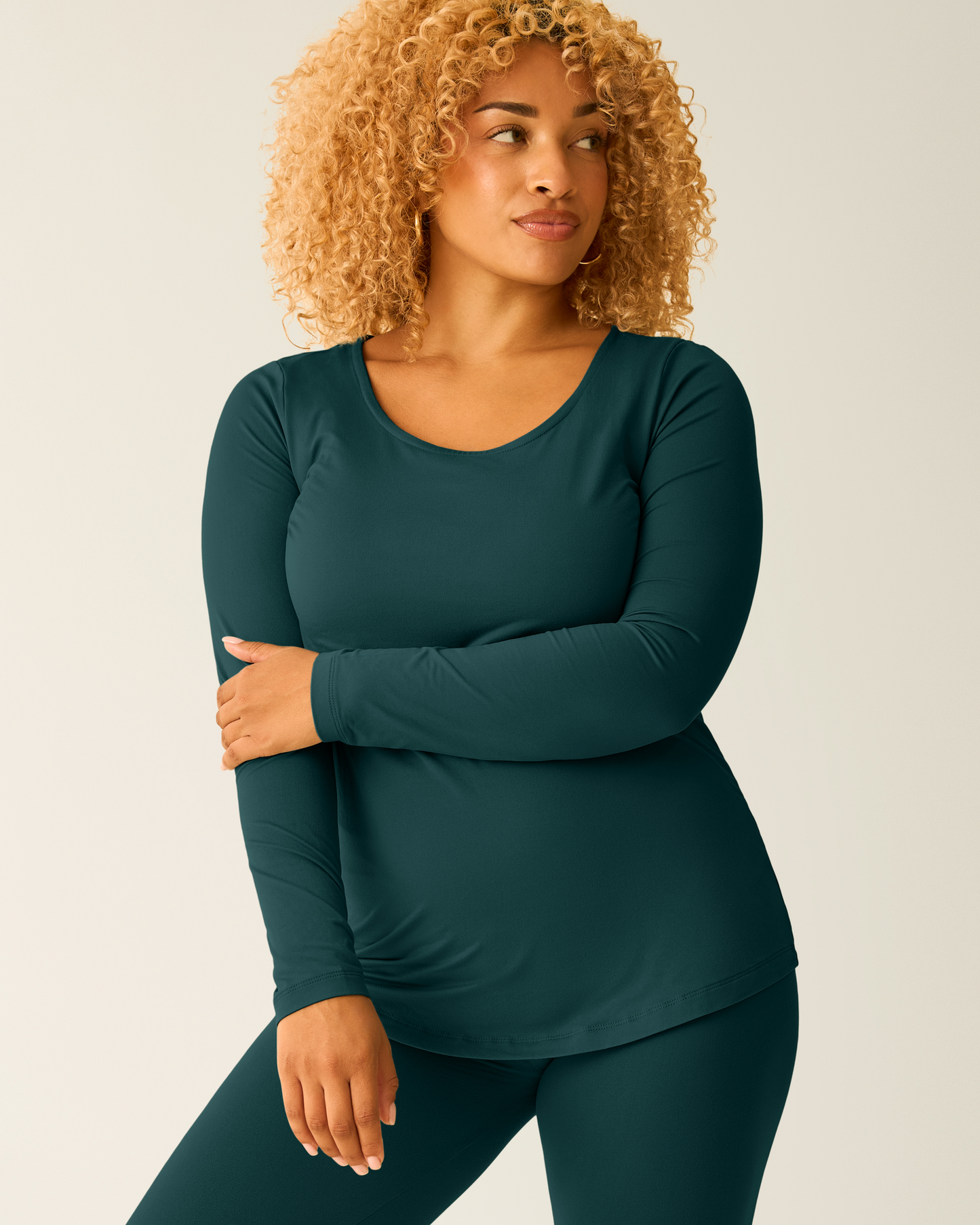 Jane Nursing Pajama Set | Evergreen