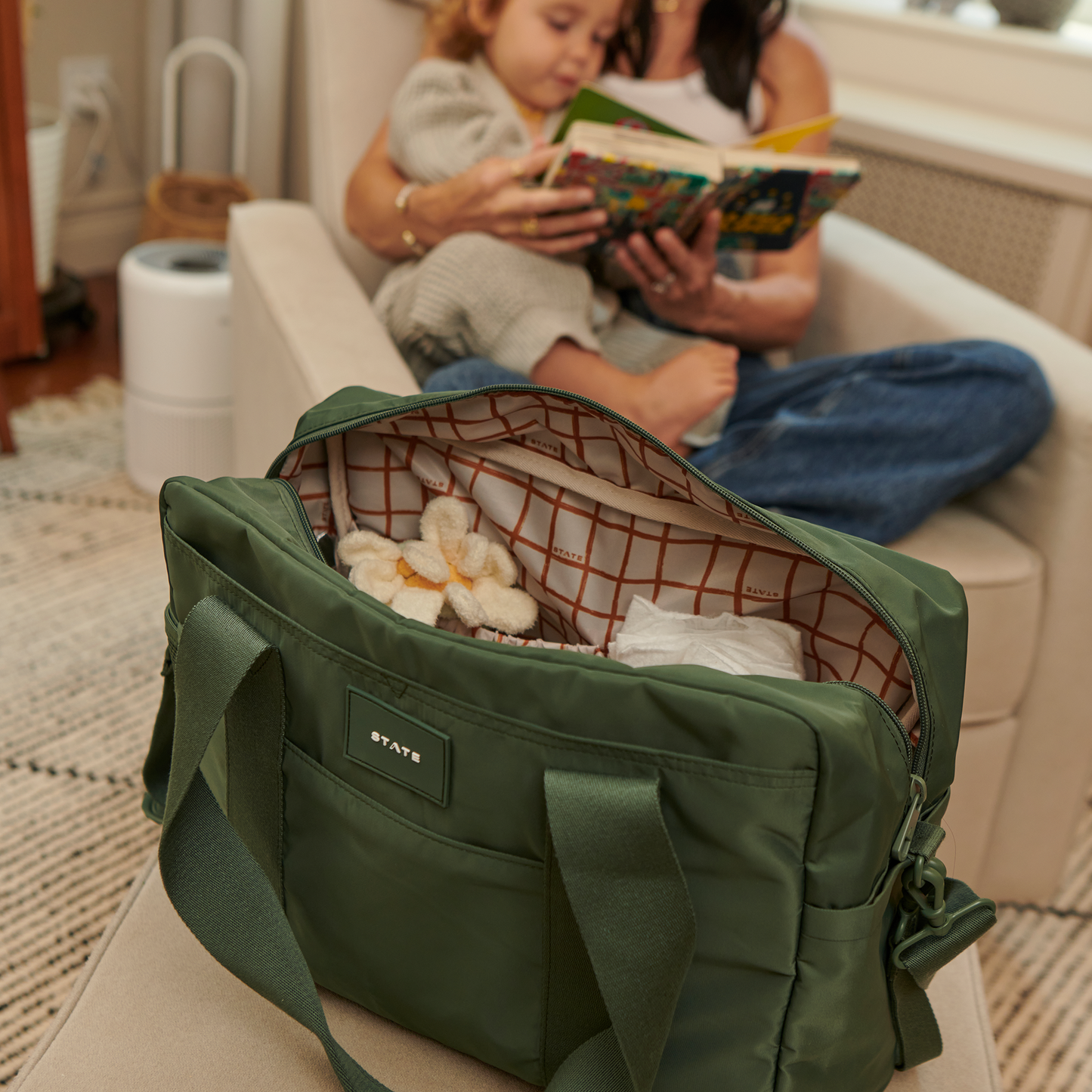 Jordan Diaper Tote |  Black