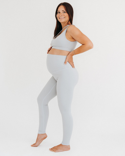 AXK CORE Classic Maternity Legging - Light Gray