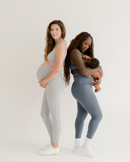 AXK CORE Classic Maternity Legging - Light Gray