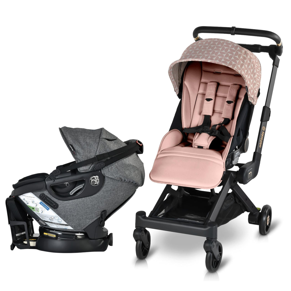 Orbit Baby M+ Stroll and Ride Compact Travel System