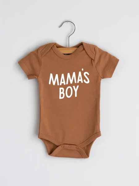 Mama's Boy Organic Modern Baby Bodysuit