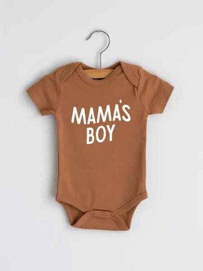 Mama's Boy Organic Modern Baby Bodysuit