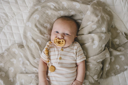 Round Shape Silicone Pacifiers (Set of 2)