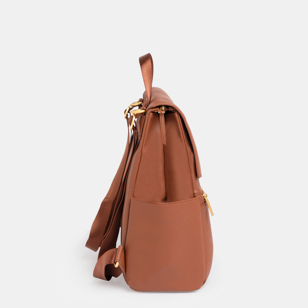 Mini Diaper Bag Backpack by Freshly Picked – Cognac | Heyday