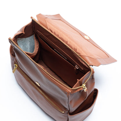 Cognac Mini Classic Diaper Bag II