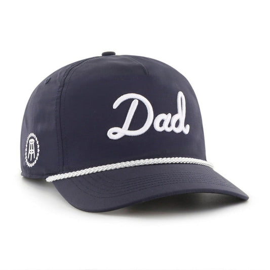 Navy Barstool Sports dad hat with ‘Dad’ embroidery — the perfect gift for modern fatherhood