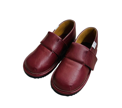Toddler Slip-On Shoes | Velcro Closure Dress Shoe for Kids