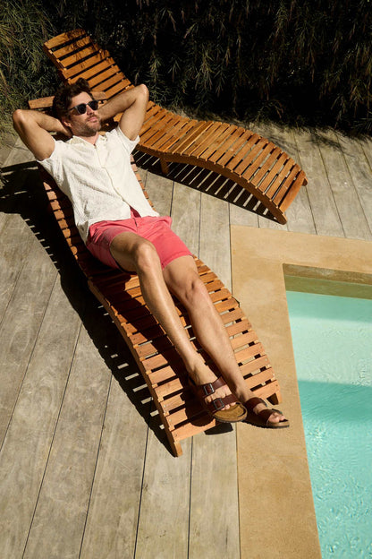 Andrew 7.5" Stretch Twill Short - Mineral Red