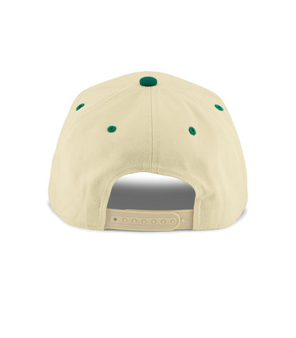 Dad Snapback | Cream & Green