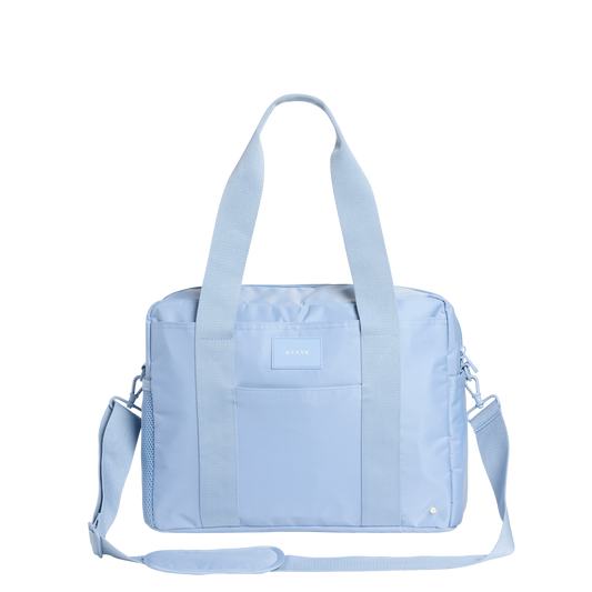 State Bags Jordan nylon diaper tote bag with adjustable crossbody strap