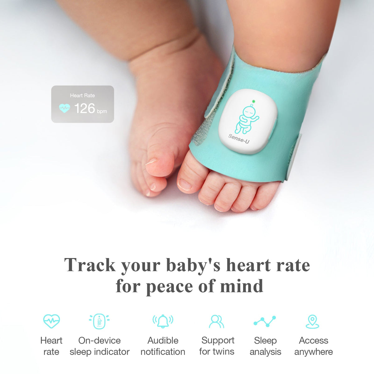 Sense-U Smart Sock Shoe + 2.5K PTZ Cam Bundle, view 16
