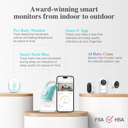 Sense-U Smart Sock Shoe + 2.5K PTZ Cam Bundle, view 23